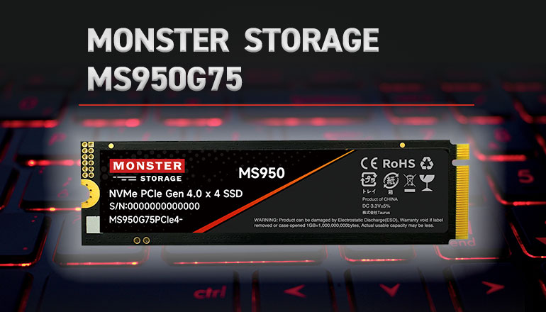MS950シリーズ｜M.2 2280 PCIe® Gen4 ×4 NVMe SSD Monster