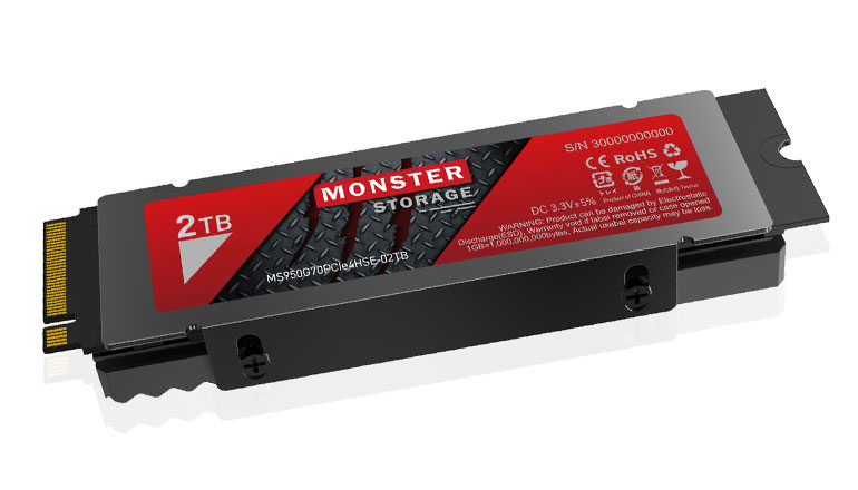 Monster storage MS950 2TB M.2 nvme ssd-