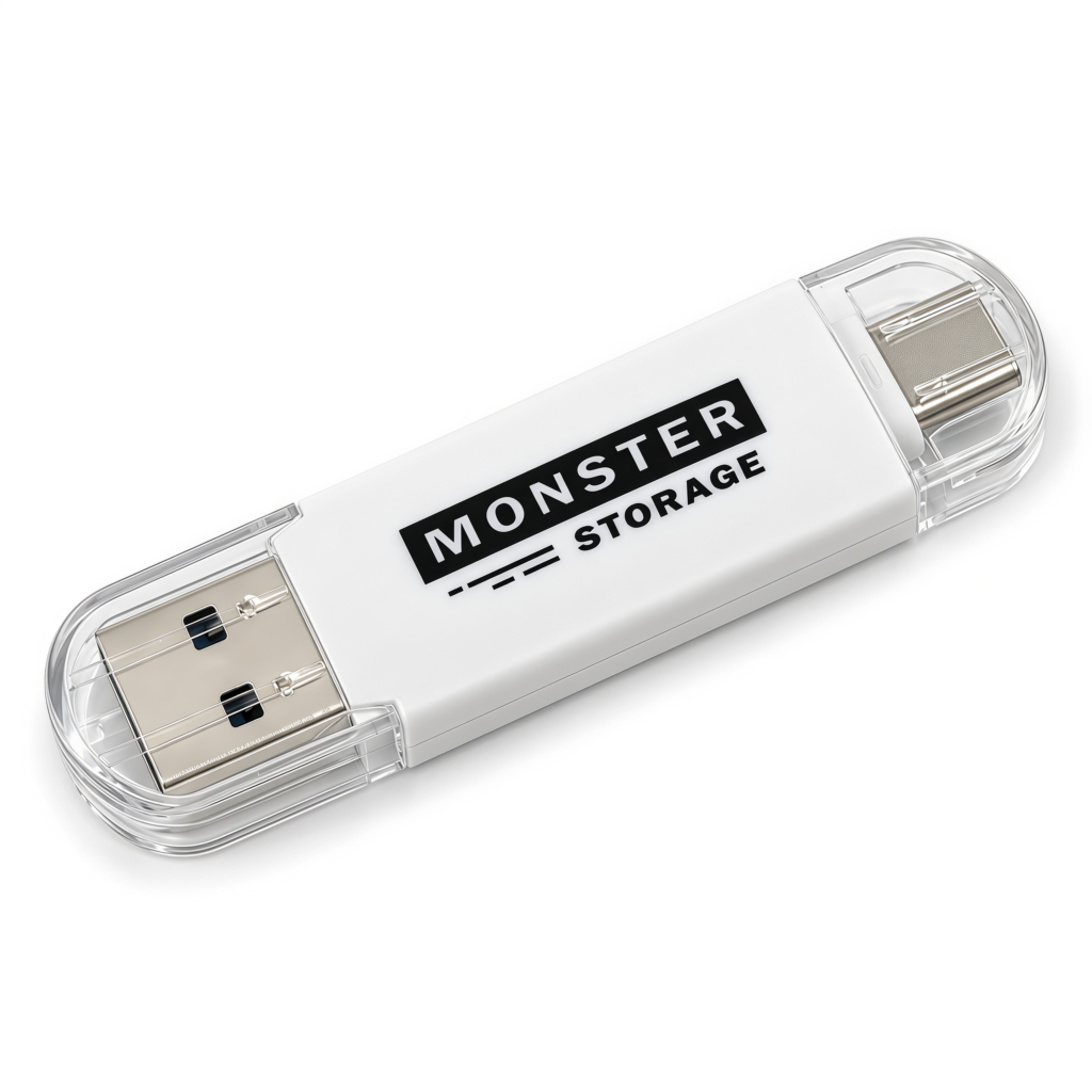 MS-AC064USB-WH｜台湾製 USBメモリー 64GB ホワイト